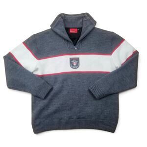 DYNAMIC Revelstoke Mountain Canada Sweater Men's XL VTG Y2K Wool Blend Apres Ski